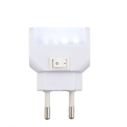 Globo - LED Orientierungslicht-Schalter mit LED 4xLED/ 0,24 W/13V