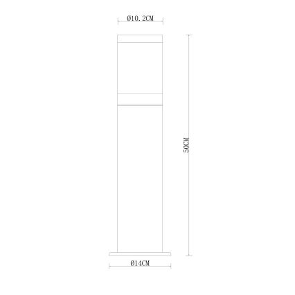 Globo - Außenleuchte 1xE27/60W/230V 50 cm IP44