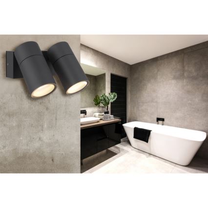 Globo - Wandstrahler 2xGU10/35W/230V