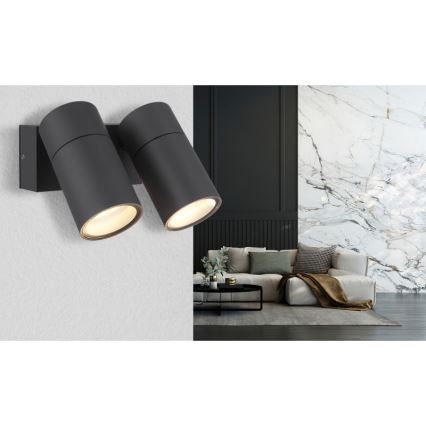 Globo - Wandstrahler 2xGU10/35W/230V