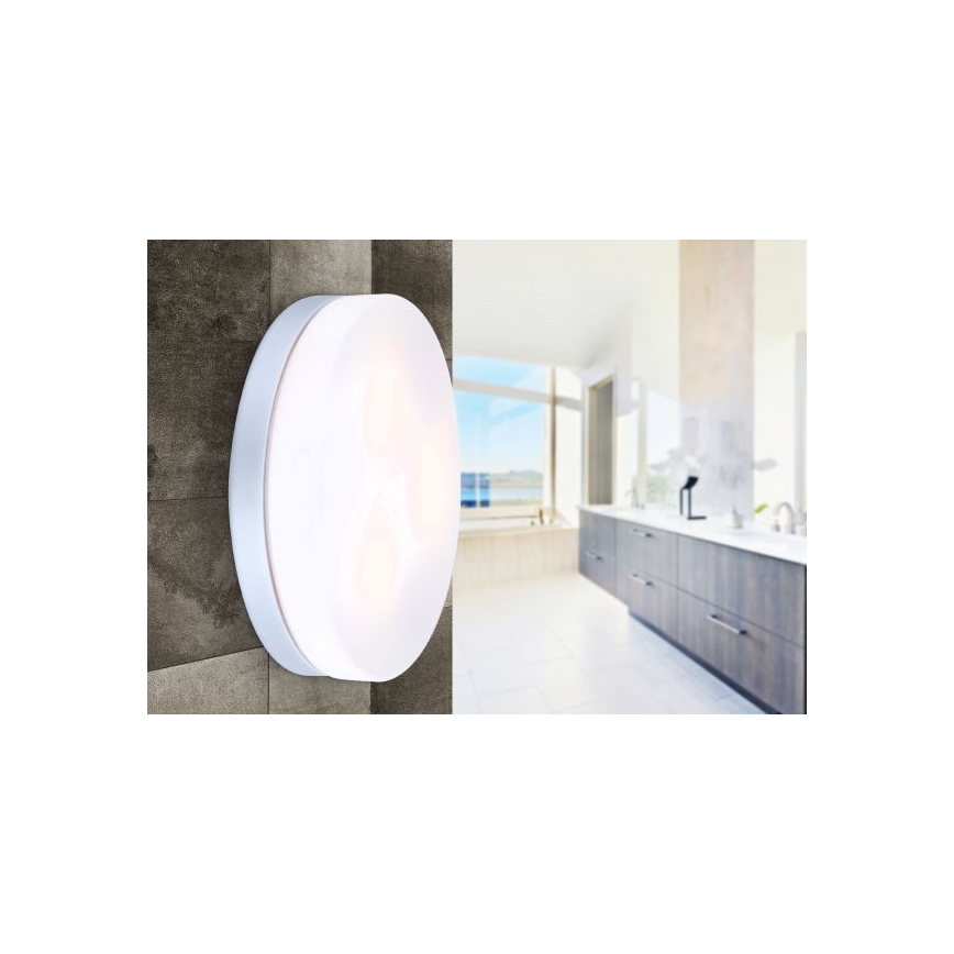 Globo - Badezimmerleuchte 3xE27/40W/230V d 30 cm IP44