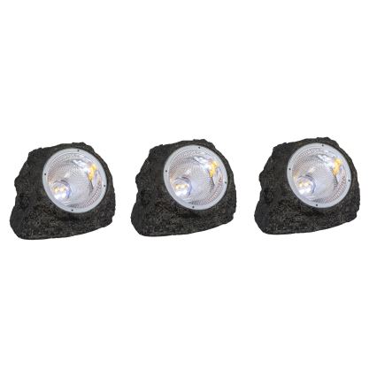 Globo - SET 3x LED-Solarbeleuchtung LED/1,2V IP44