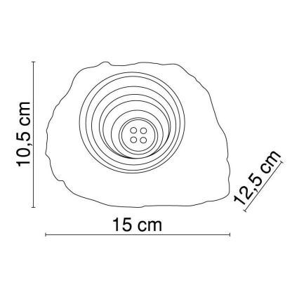 Globo - Dekorative LED-Solarleuchte 4xLED/0,06W/3,2V IP44