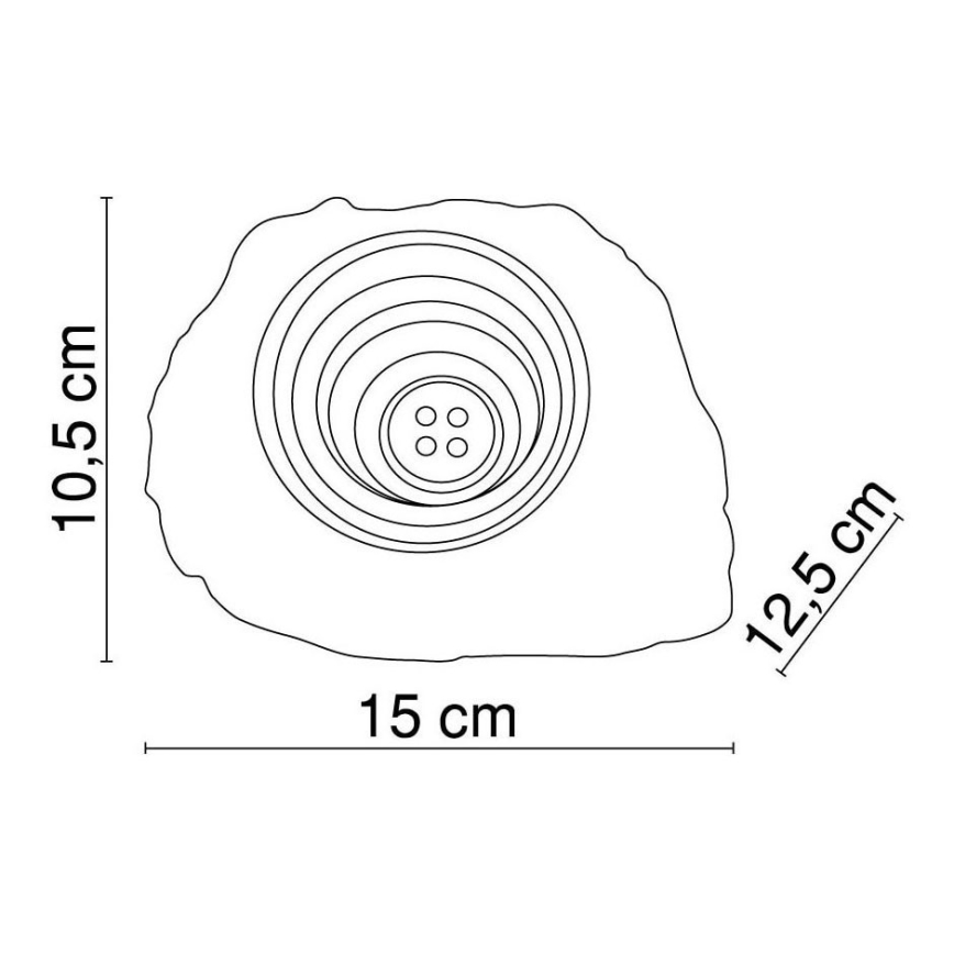 Globo - Dekorative LED-Solarleuchte 4xLED/0,06W/3,2V IP44