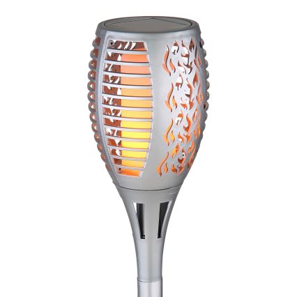 Globo - LED-Solarleuchte LED/3,6W/3V 1800K IP44 glänzendes Chrom