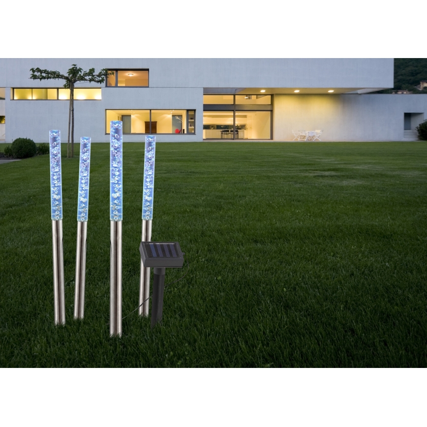 Globo - SET 4x LED Solarleuchte 4xLED/0,07W IP44 600 mAh