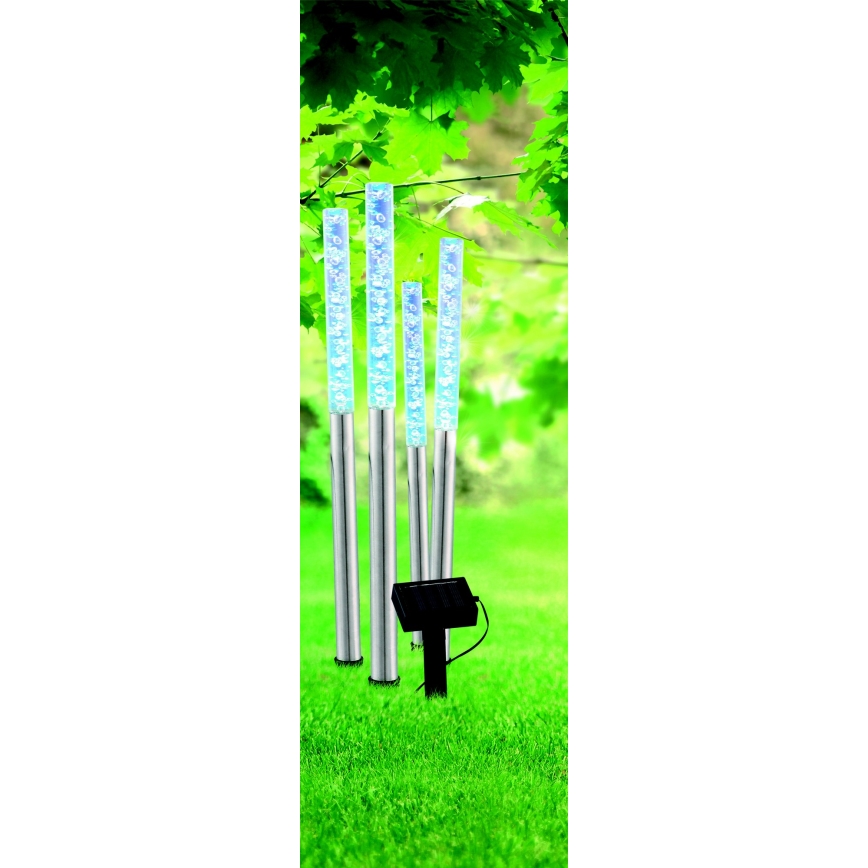 Globo - SET 4x LED Solarleuchte 4xLED/0,07W IP44 600 mAh