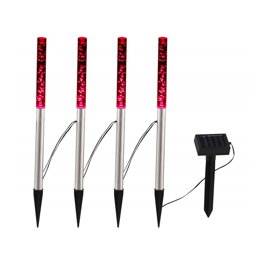 Globo - SET 4x LED Solarleuchte 4xLED/0,07W IP44 600 mAh