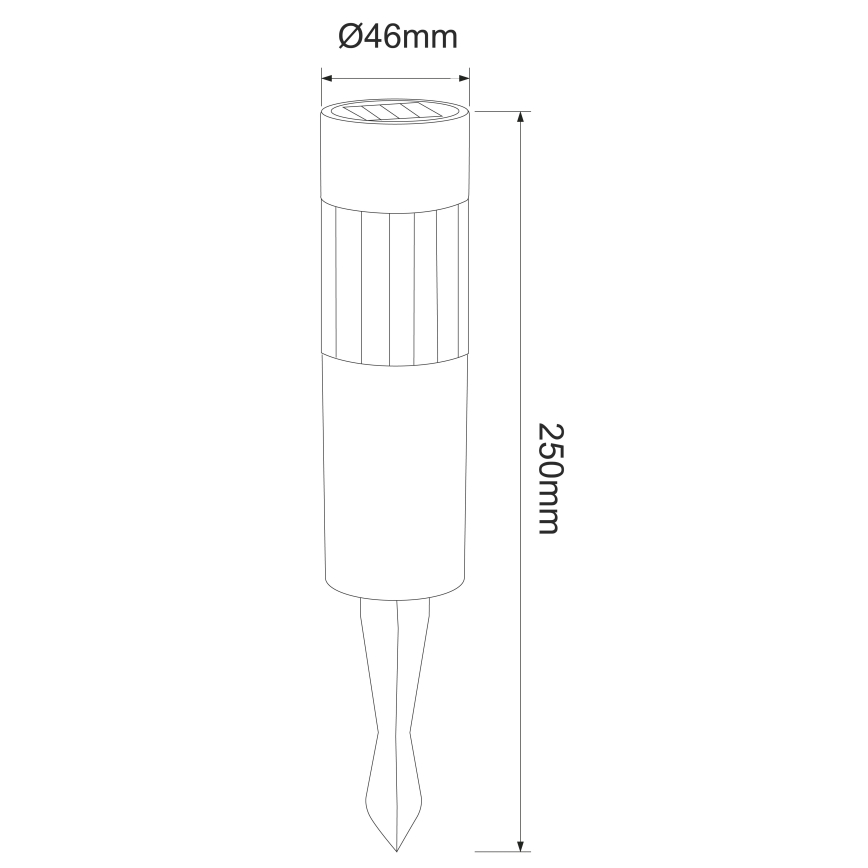 Globo - SET 4x LED-Solarleuchte LED/0,06W/3,2V IP44