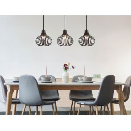 Globo - Hängeleuchte 3xE27/40W/230V