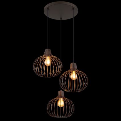 Globo - Pendelleuchte mit Kabelaufhängung 3xE27/40W/230V