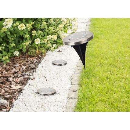 Globo - SET 4x LED Solarleuchte LED/0,1W/3V IP44 300 mAh