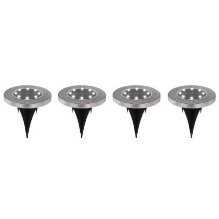 Globo - SET 4x LED Solarleuchte LED/0,1W/3V IP44 300 mAh