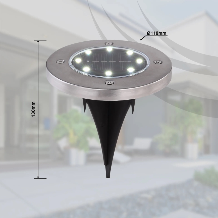 Globo - SET 4x LED Solarleuchte LED/0,1W/3V IP44 300 mAh