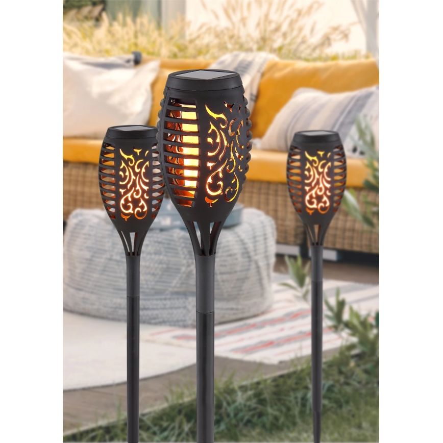 Globo - SET 3x LED-Solarleuchte LED/0,1W/3V IP44