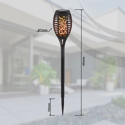 Globo - SET 3x LED-Solarleuchte LED/0,1W/3V IP44