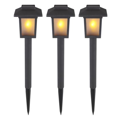 Globo - SET 3x LED Solarleuchte 3xLED/1,2V IP44 200 mAh