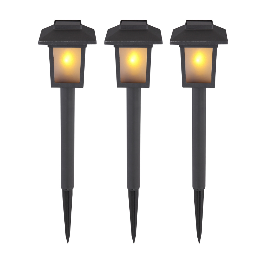 Globo - SET 3x LED-Solarleuchte 3xLED/1,2V IP44 200 mAh