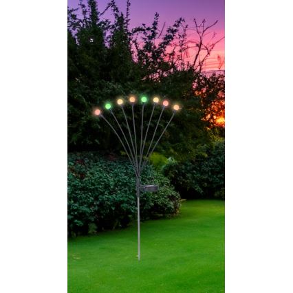 Globo - LED-RGB-Solarleuchte 8xLED/0,06W/3,2V IP44