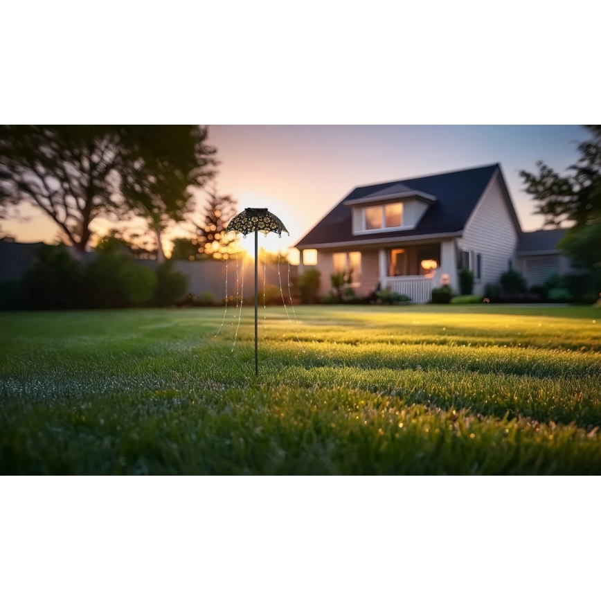 Globo - LED-Solarleuchte LED/3V IP44 300 mAh Schirm