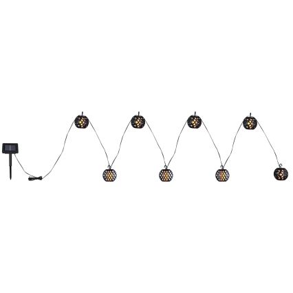 Globo - Dekorative LED-Solarlichterkette 98xLED/0,1W/3V 410 cm IP44
