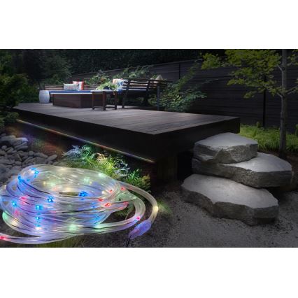 Globo - LED-Solar-Lichterkette LED/1,2V IP44 4,9 m 600 mAh