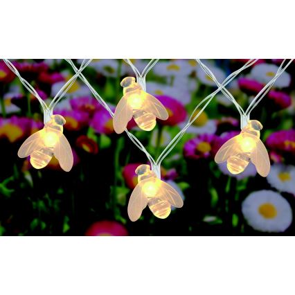 Globo – LED-Solarlichterkette 20xLED/0,06W/3V IP44