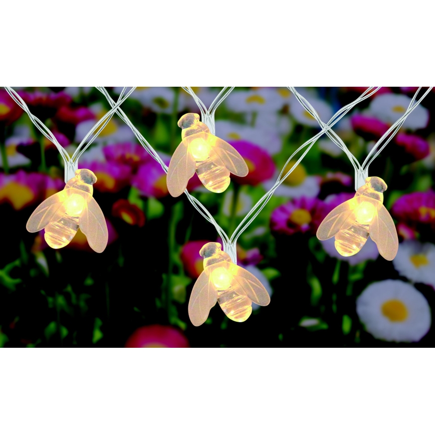 Globo – LED-Solarlichterkette 20xLED/0,06W/3V IP44