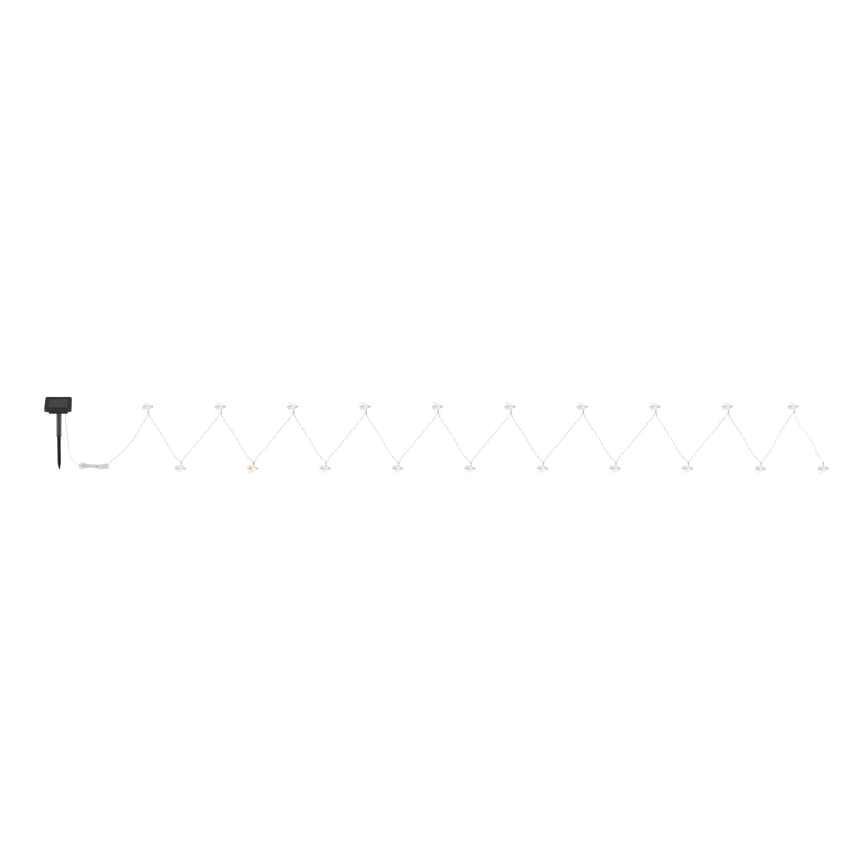 Globo – LED-Solarlichterkette 20xLED/0,06W/3V IP44