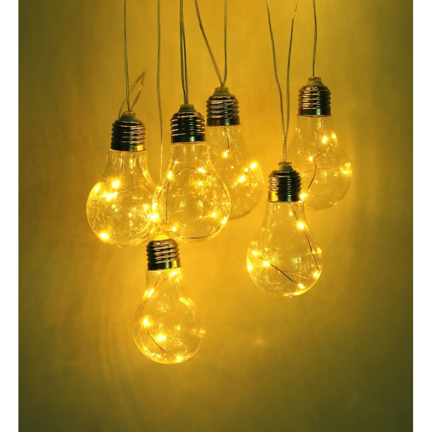 Globo - LED Solar-Lichterkette 10xLED/0,06W/3,2V 380 cm IP44 600 mAh