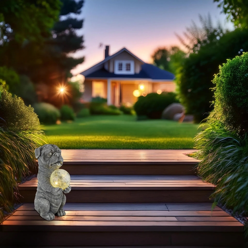 Globo - LED Solar-Dekoration LED/0,02W/3V IP44 300 mAh Hund