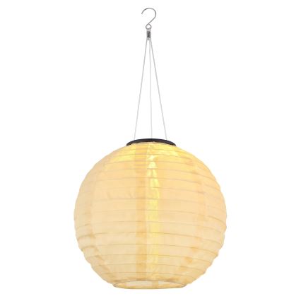 Globo - Höhenverstellbare LED-Solar-Hängeleuchte LED/0,5W/3V IP44 300 mAh beige