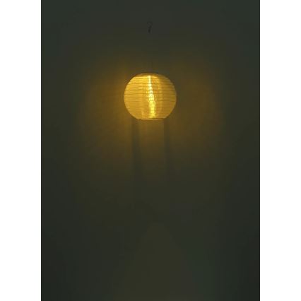 Globo - Höhenverstellbare LED-Solar-Hängeleuchte LED/0,5W/3V IP44 300 mAh beige