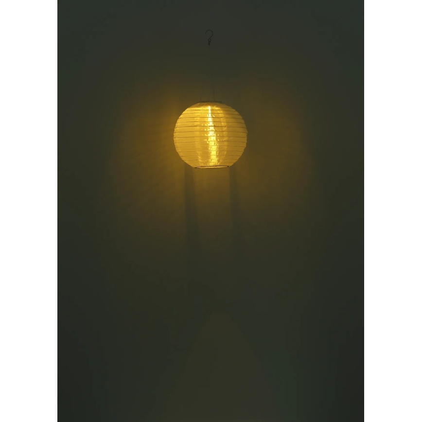 Globo - Höhenverstellbare LED-Solar-Hängeleuchte LED/0,5W/3V IP44 300 mAh beige
