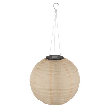 Globo - Höhenverstellbare LED-Solar-Hängeleuchte LED/0,5W/3V IP44 300 mAh beige