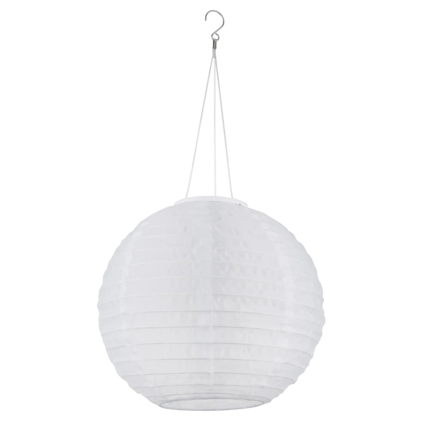 Globo - LED Hängesolarleuchte LED/0,5W/3V IP44 weiß 300 mAh