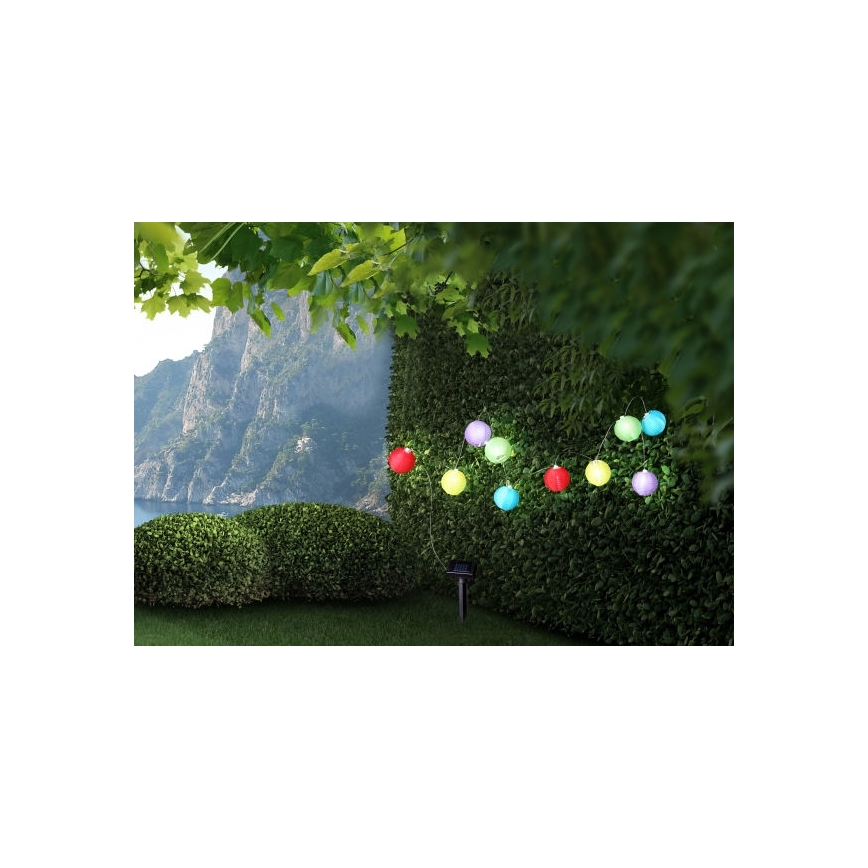 Globo 33971 - LED Solarkette 10xLED/0,06W/1,2V
