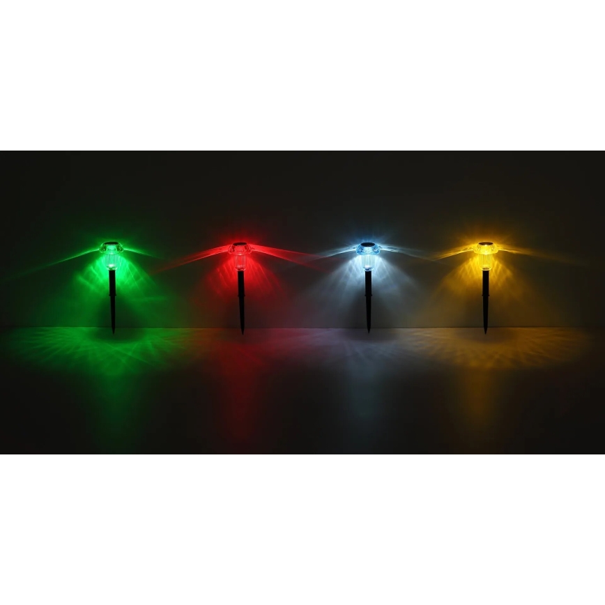 Globo - SET 4x LED RGB Solarleuchte LED/0,05W/3V IP44 150 mAh