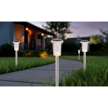 Globo - SET 4x LED Solarleuchte LED/0,06W/1,2V IP44 100 mAh