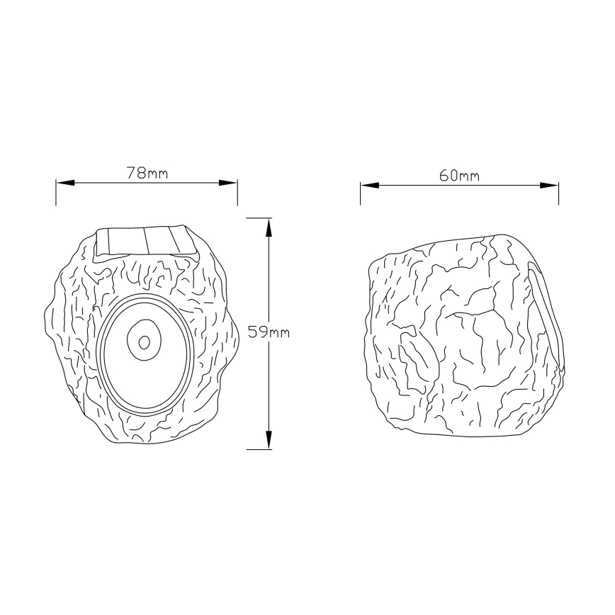 Globo - LED Solarleuchte LED/0,07W/3V IP44 600 mAh