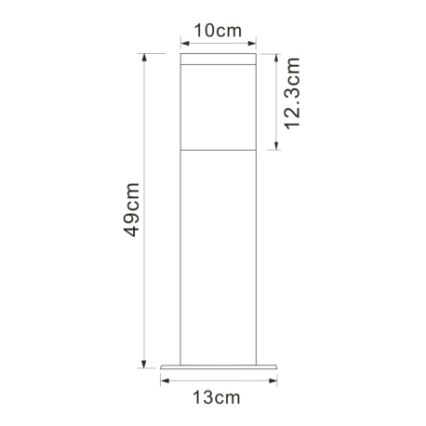 Globo 34019S1 - Außenleuchte LALLI 1xE27/60W/230V IP44