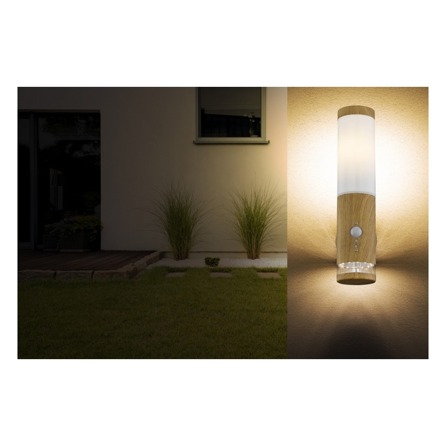 Globo - Außenwandleuchte mit Sensor 1xE27/15W/230V IP44