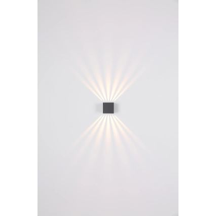 Globo - LED Außenwandleuchte LED/6W/230V IP54 Anthrazit