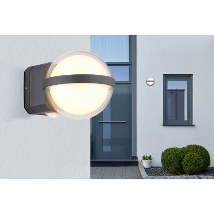 Globo - LED-Outdoor-Wandleuchte LED/12W/230V IP54 schwarz