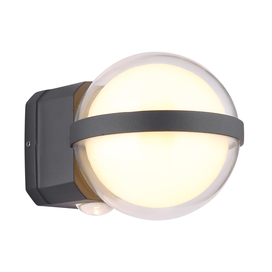 Globo - LED-Outdoor-Wandleuchte LED/12W/230V IP54 schwarz