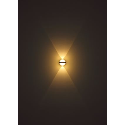 Globo - LED-Outdoor-Wandleuchte LED/12W/230V IP54 schwarz