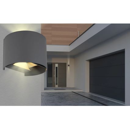 Globo - LED-Außenwandleuchte 2xLED/3W/230V IP54