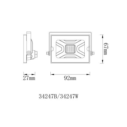 Globo - LED-Reflektor LED/10W/230V IP65