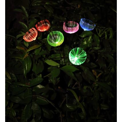 Globo - LED RGB Solarleuchte 6xLED/1,2V IP44 300 mAh