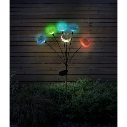 Globo - LED RGB Solarleuchte 6xLED/1,2V IP44 300 mAh
